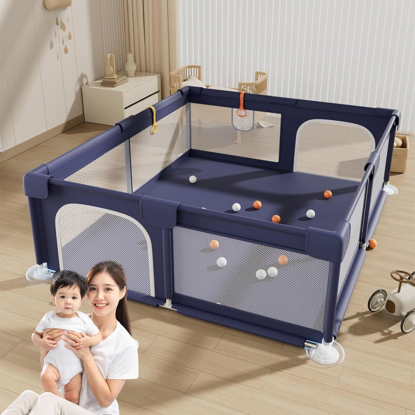 Baby Kids Playpen Play Fence for Kids 180x200cm