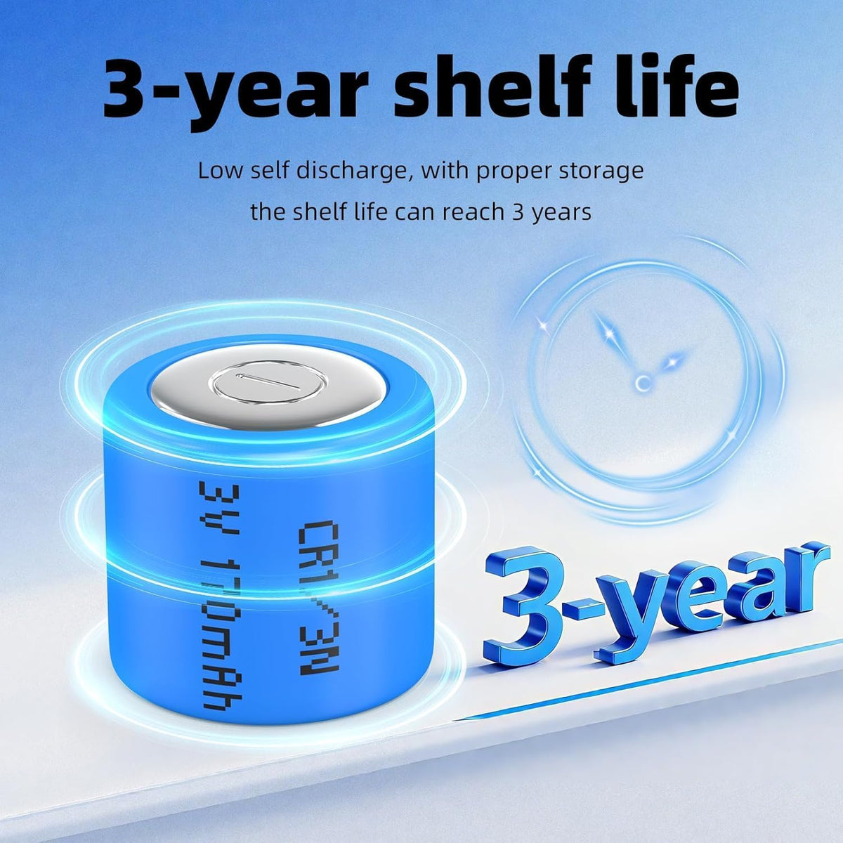4PCS CR1/3N Lithium Battery 2L76, K58L, DL1/3N, 5018LC, CR11108, CR1/3N, CR13N
