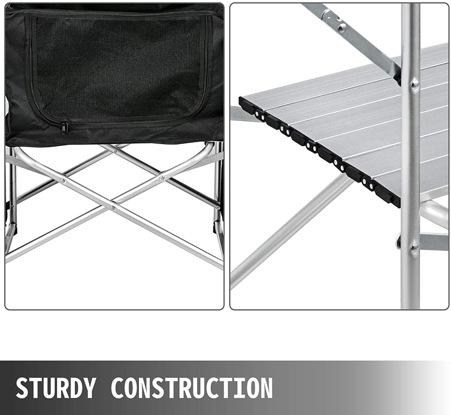 Camping Kitchen Table Portable Folding Camp Cook Table