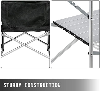 Camping Kitchen Table Portable Folding Camp Cook Table