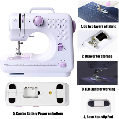 Sewing Machine Multi-function Sewing Machine Dual