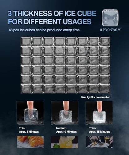 60kg Commercial Ice Cube Maker