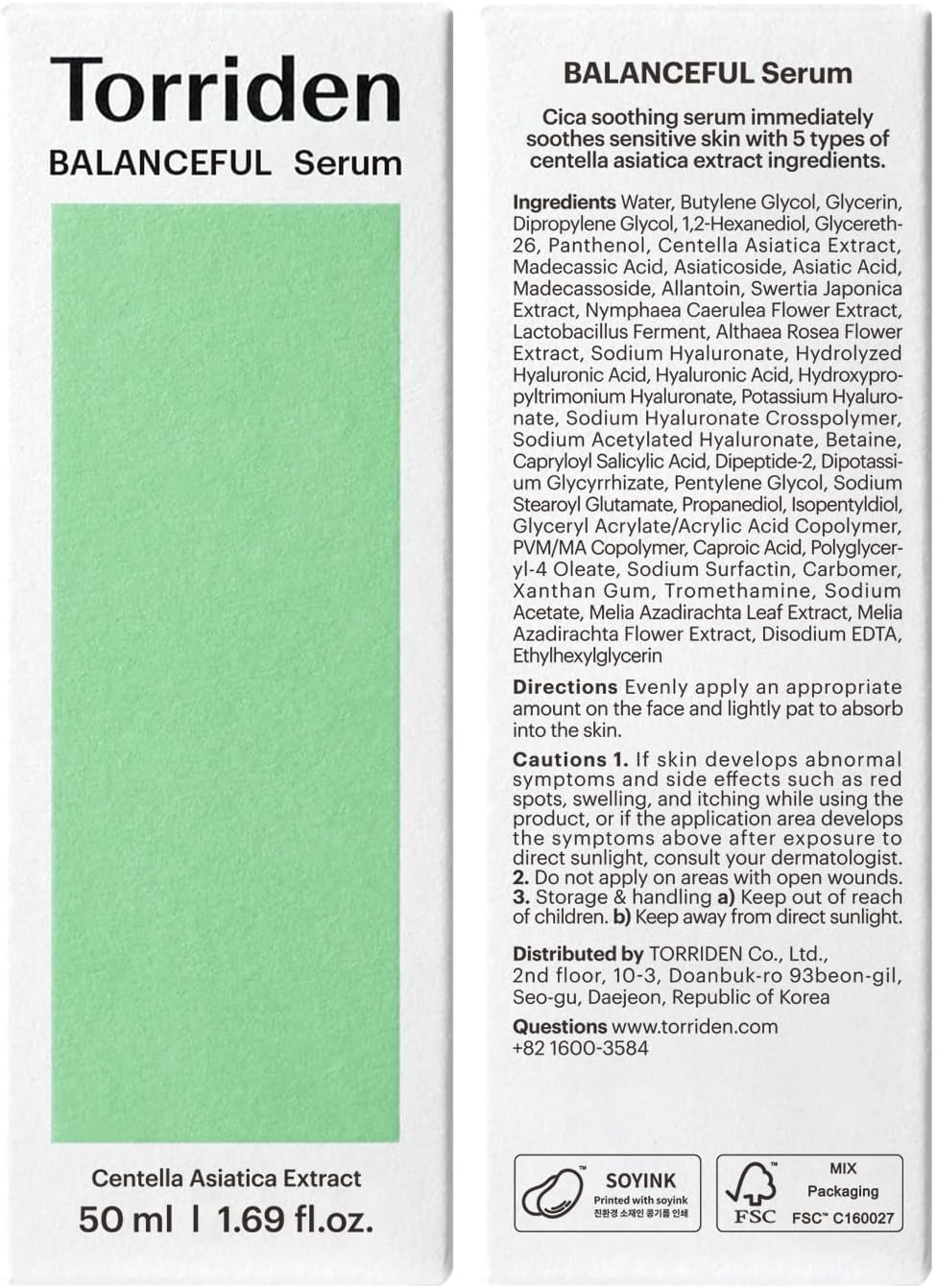 Torriden Balanceful Cica Serum