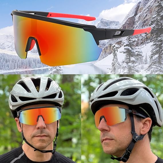 ECOTREK Cycling Sunglasses UV400 – Outdoor Sports Sunglasses for Men & Women LX01