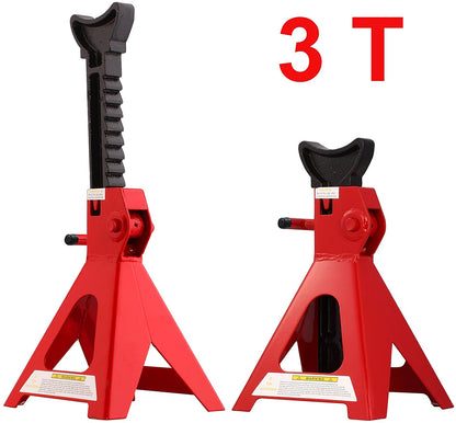 Axle Stand Pair Steel Jack Auto Stands, 3 Ton Capacity