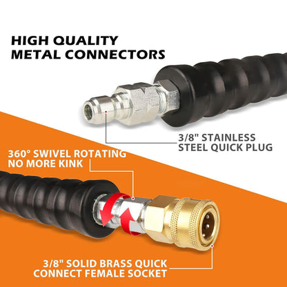 High Pressure Hose 4000PSI 3/8 QC 20M