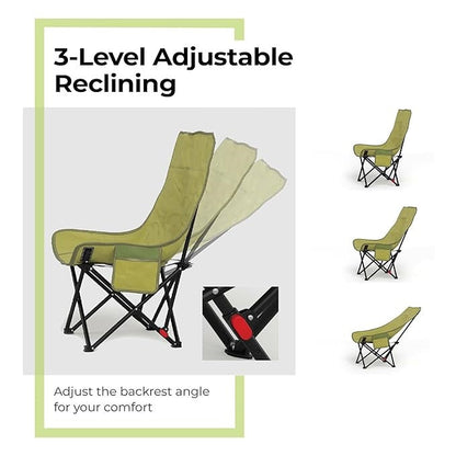 ECOTREK Three-Position Portable Folding Outdoor Chair