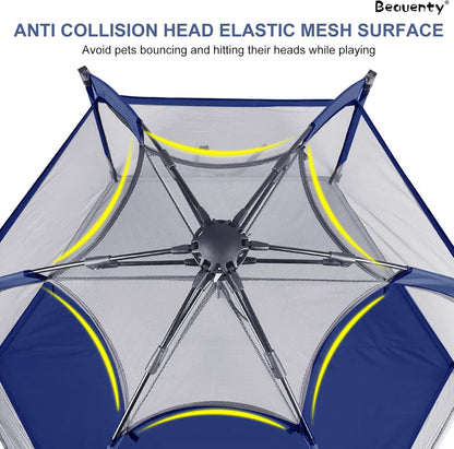 Baby Playpen Kids Tent Carrying Bag Portable Play Yard Toddlers (Blue)