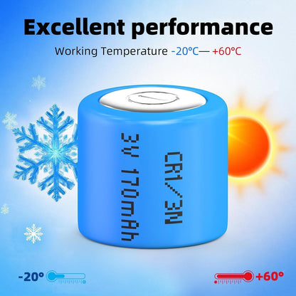 8PCS CR1/3N Lithium Battery 2L76, K58L, DL1/3N, 5018LC, CR11108, CR1/3N, CR13N