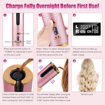 Hair Curler Cordless