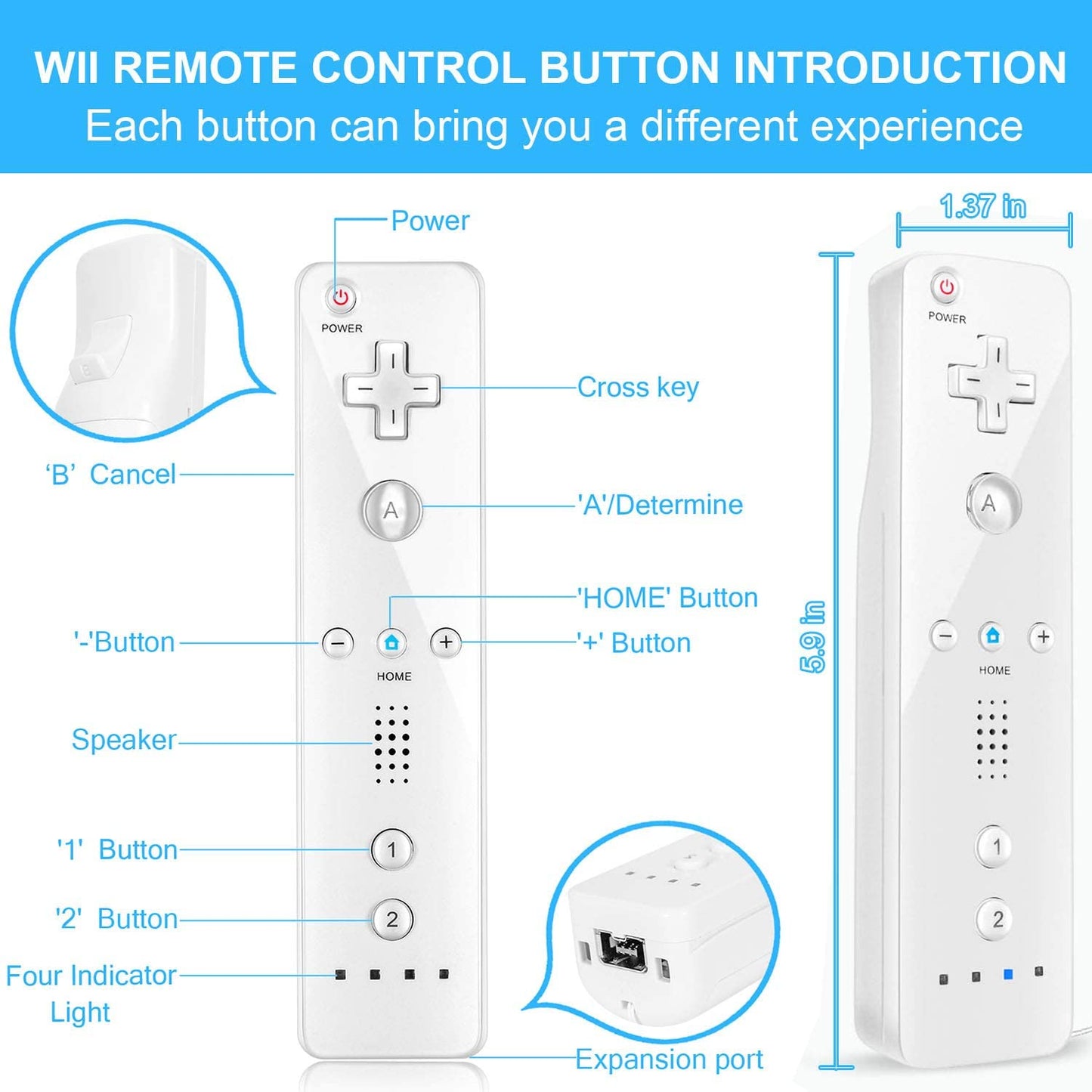 Wii Remote Controller with Nunchuk