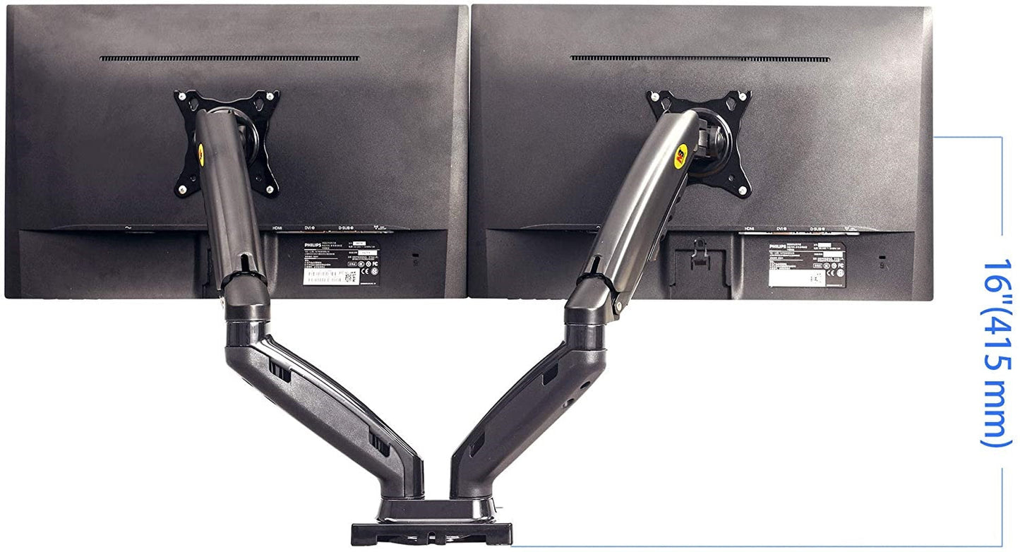 Dual arm monitor stand Hydraulic