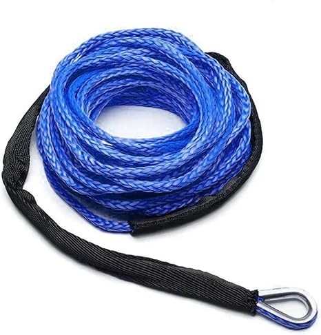 Synthetic Winch Rope Blue 15m 6mm