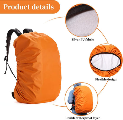 Waterproof Backpack Rain Cover Fits 55–65L – Dustproof, Sunproof  190T Polyester MT5581
