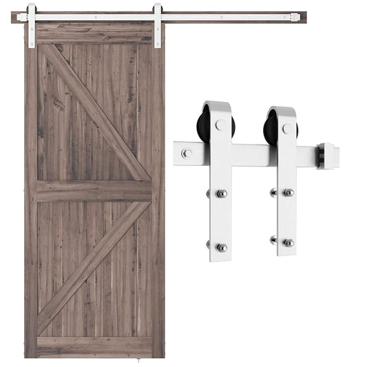 Barn Door Hardware Sliding Door Stainless Steel 1.5m