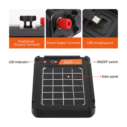 Solar Electric Fence Energiser