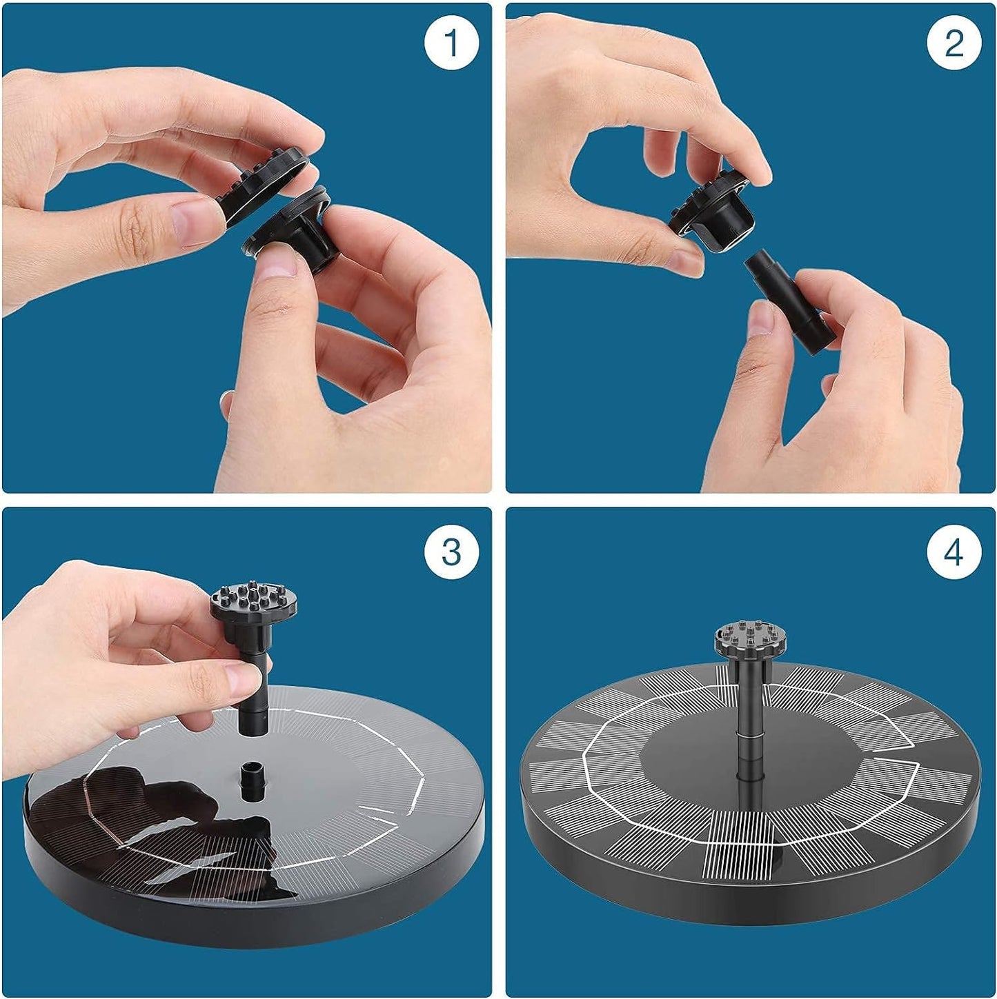 16cm Floating Solar Water Fountain Pump
