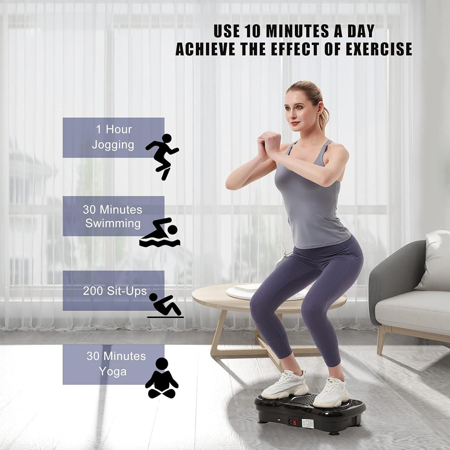 Vibration Plate Exercise Machine