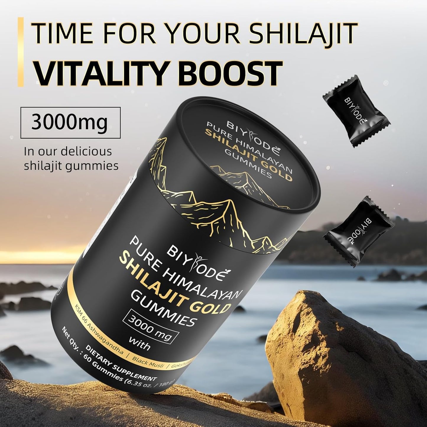Himalayan Shilajit Gummies 120 Gummies