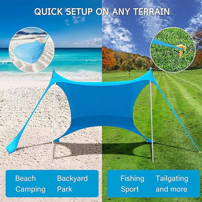 Portable Beach Canopy –Sun Shade Awning