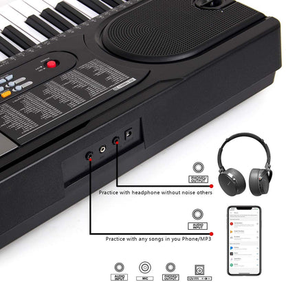 Electronic Keyboard Piano and Piano Stand