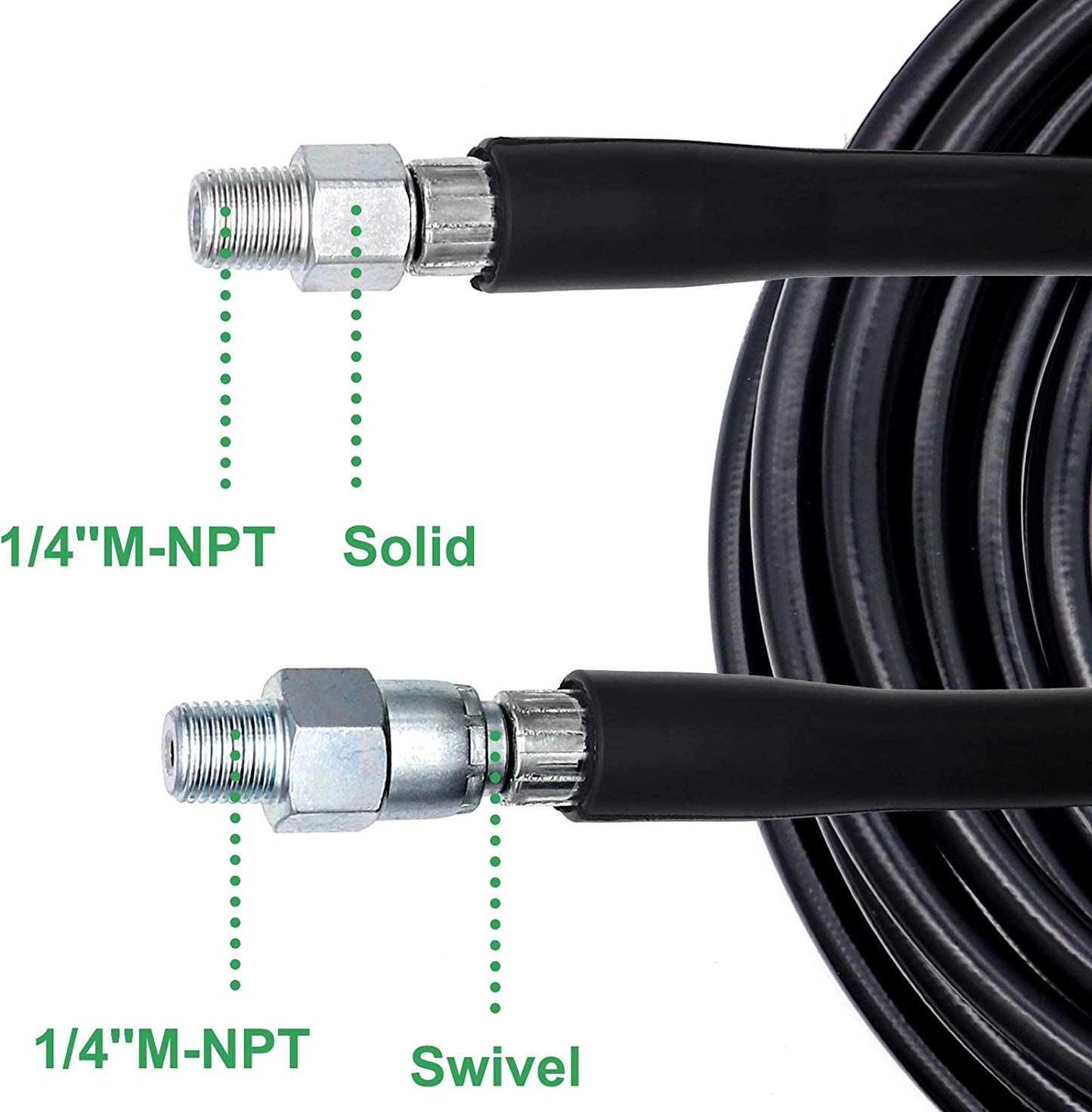 Drain/Pipe Cleaning Kit for Pressure Washers 15m
