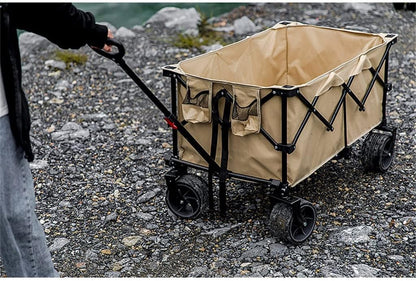 Heavy Duty Collapsible Trolley,Wagon Cart – Extra Large 260L, All-Terrain Wheels