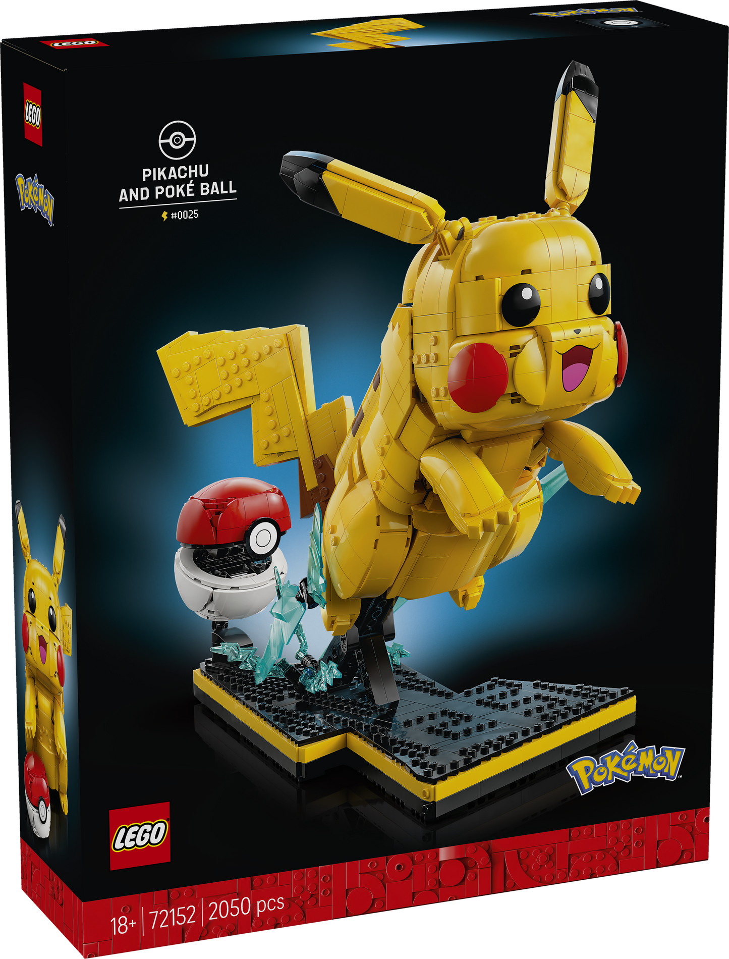 LEGO Pokemon: Pikachu and Poke Ball (72152)