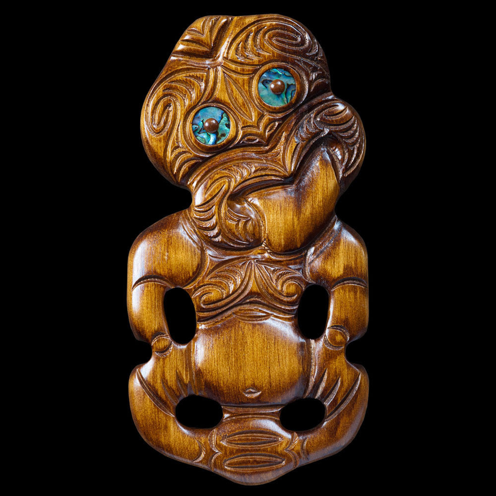 Carved Tiki Wall Hanging Wall Art