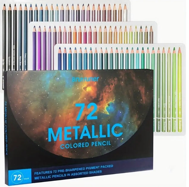 Brutfuner 72 Metallic Coloured Pencil