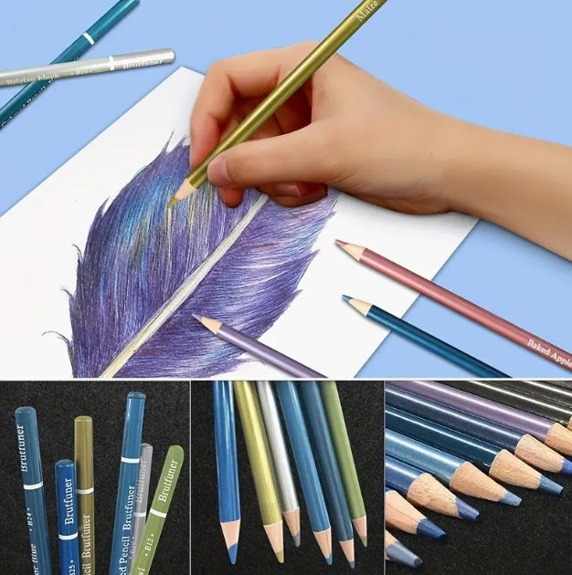 Brutfuner 72 Metallic Coloured Pencil