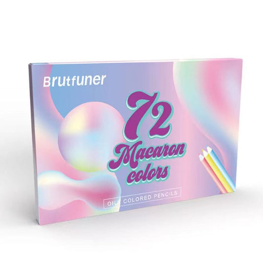 72 Colours Brutfuner Macaron Art Drawing Oil Colored pencils