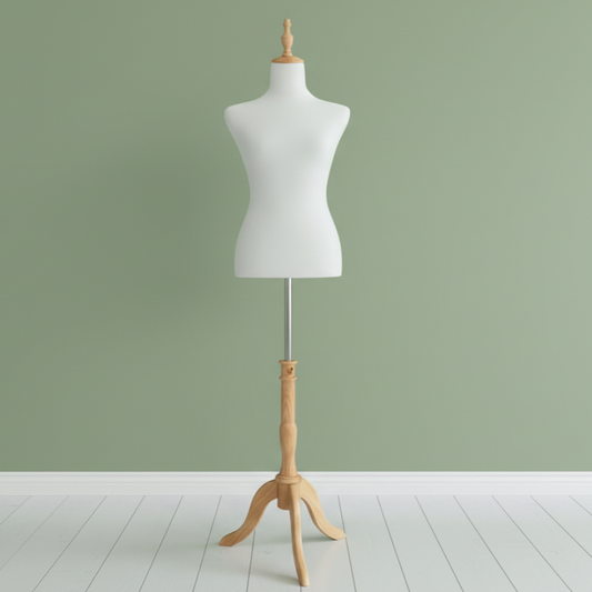Plus Size Half Body Mannequin Stand Velvet Surface