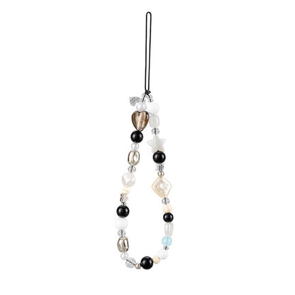 Mobie Pearl Bead Phone Chain Anti-Drop Wrist Lanyard Phone Accessory 19.5cm