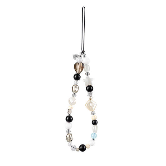 Mobie Pearl Bead Phone Chain Anti-Drop Wrist Lanyard Phone Accessory 19.5cm