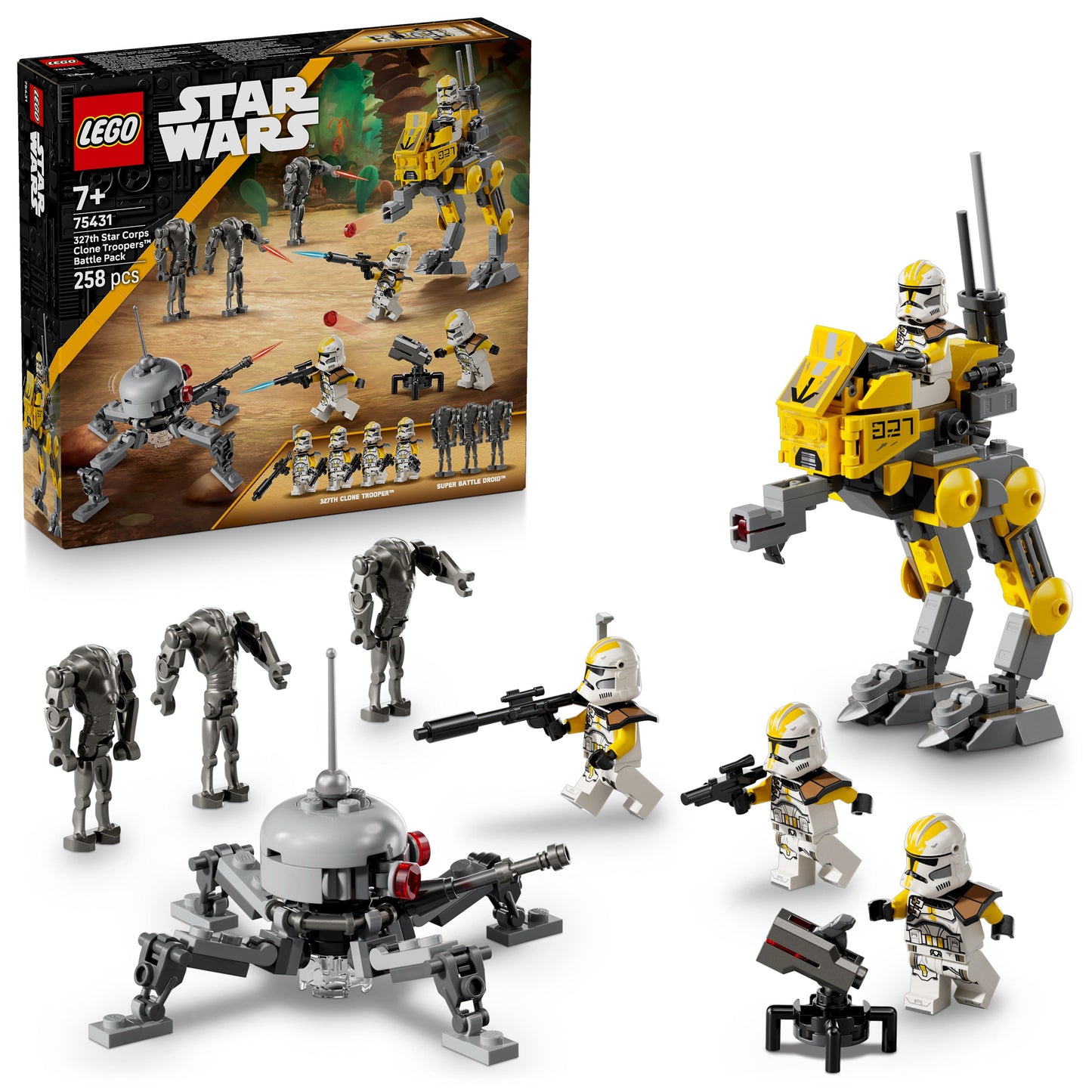 LEGO Star Wars: 327th Star Corps Clone Troopers Battle Pack (75431)