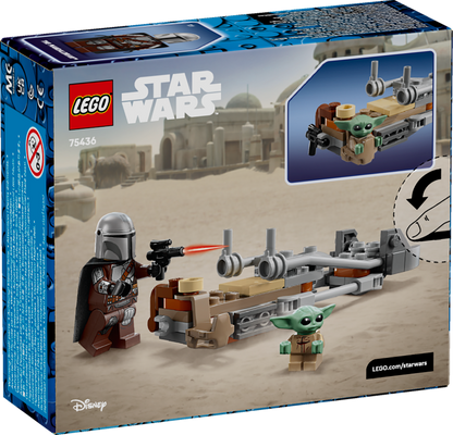 LEGO Star Wars: The Mandalorian and Grogus Speeder Bike (75436)