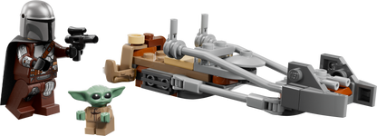 LEGO Star Wars: The Mandalorian and Grogus Speeder Bike (75436)