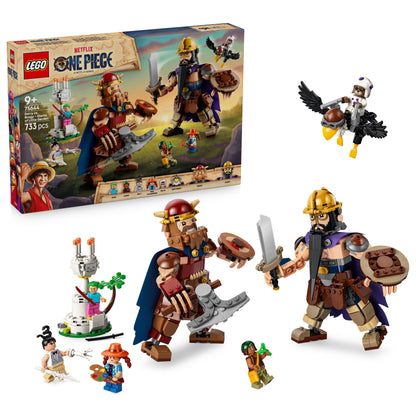 LEGO ONE PIECE: Dorry vs Brogy Giants of Little Garden (75644)