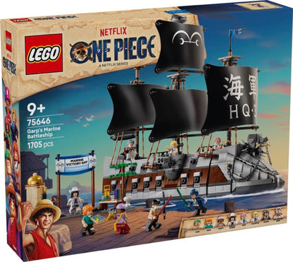 LEGO ONE PIECE: Garps Marine Battleship (75646)