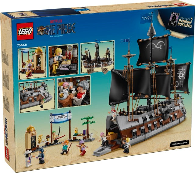LEGO ONE PIECE: Garps Marine Battleship (75646)