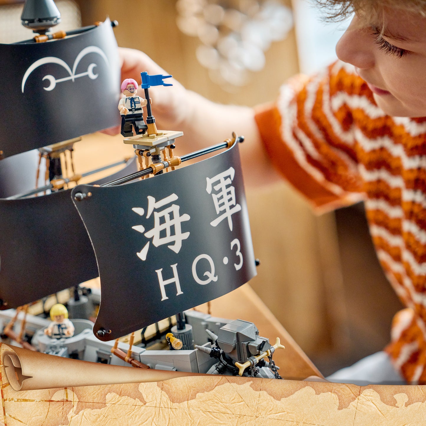 LEGO ONE PIECE: Garps Marine Battleship (75646)