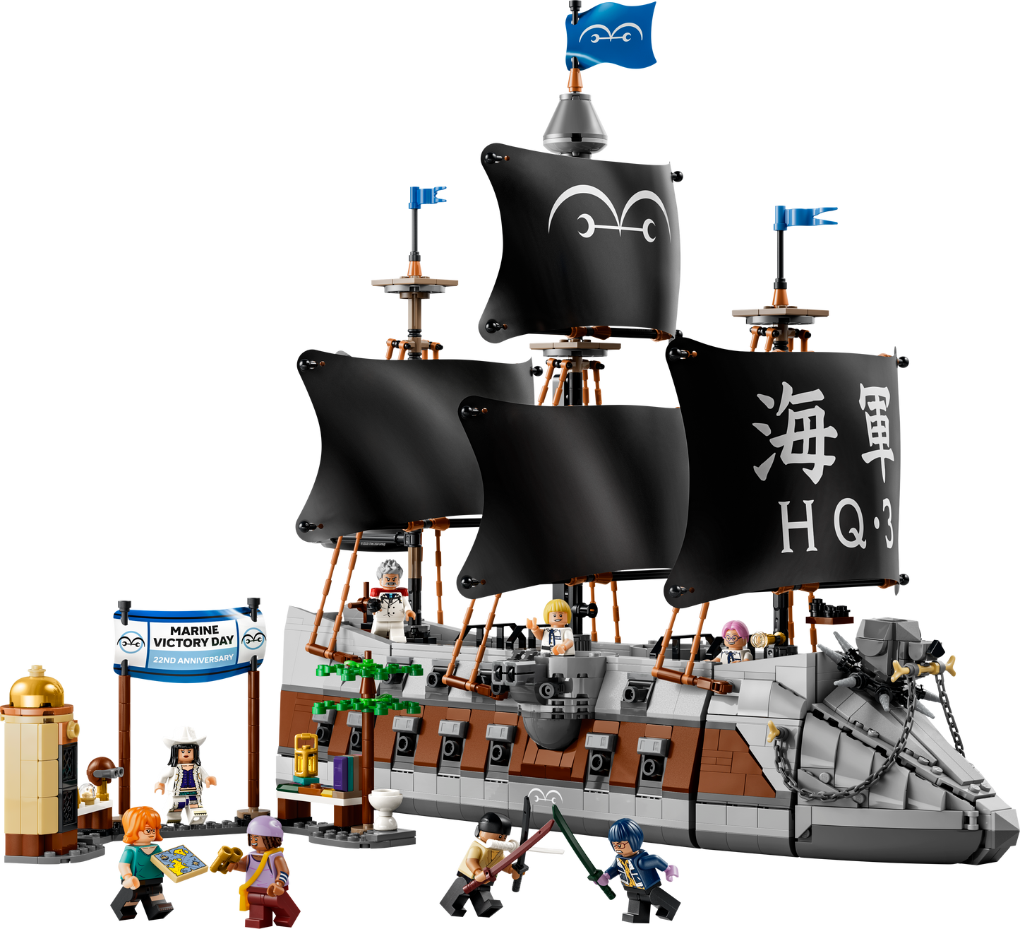 LEGO ONE PIECE: Garps Marine Battleship (75646)