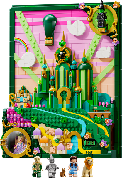 LEGO Wicked: Emerald City Wall Art (75685)