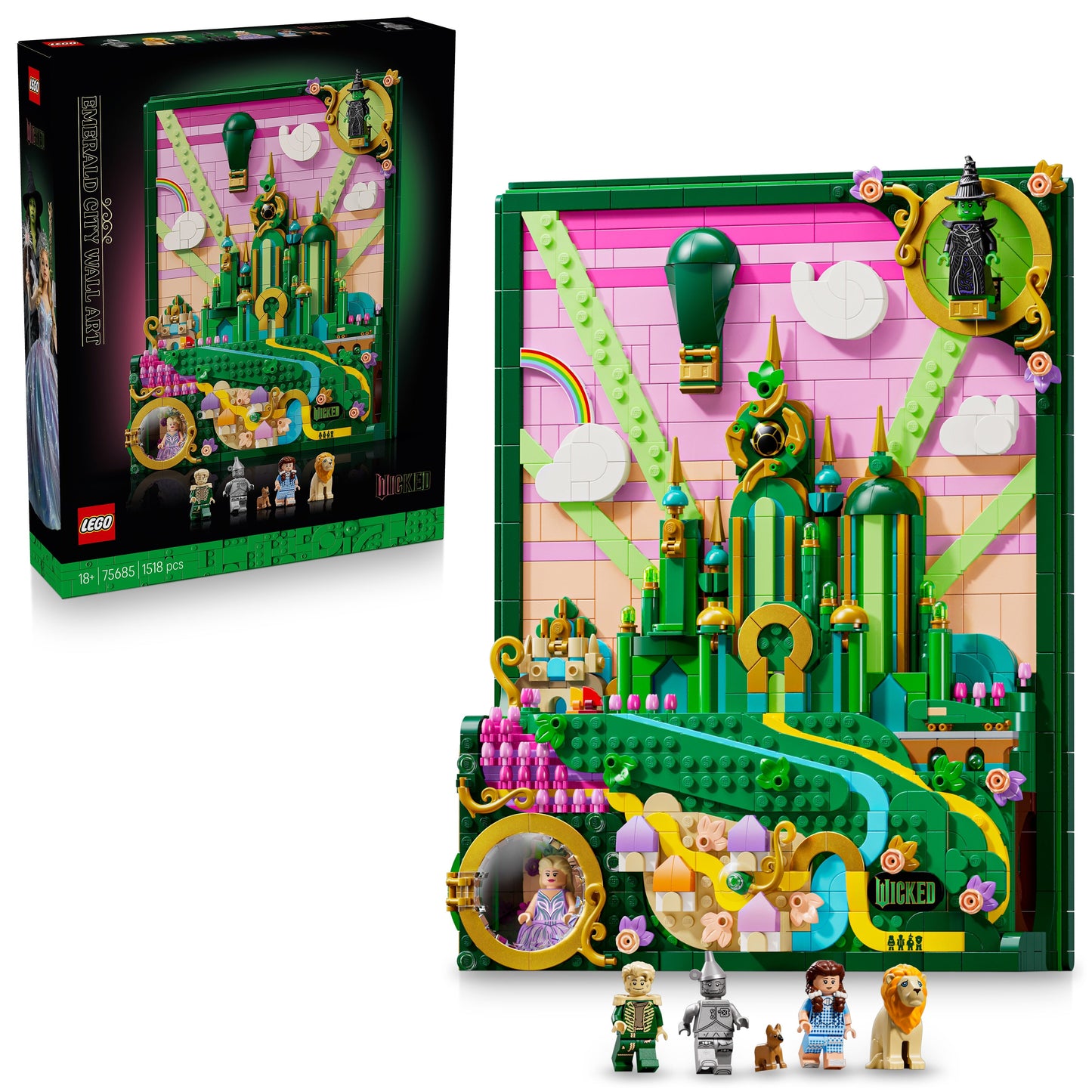 LEGO Wicked: Emerald City Wall Art (75685)