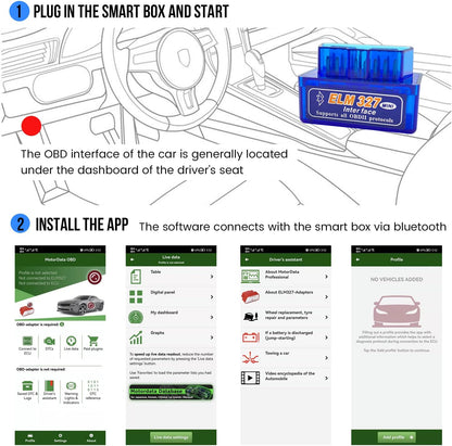 OBD2 Scanner Bluetooth ELM327