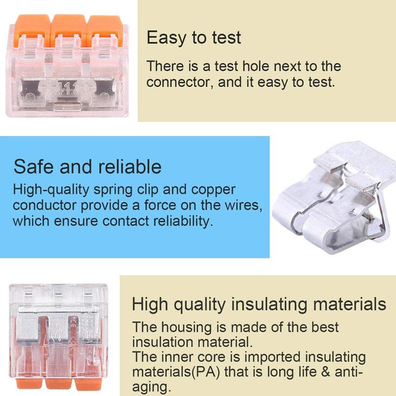 75PCS Electrical Connectors