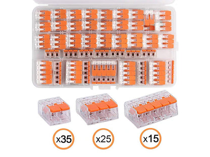 75PCS Electrical Connectors