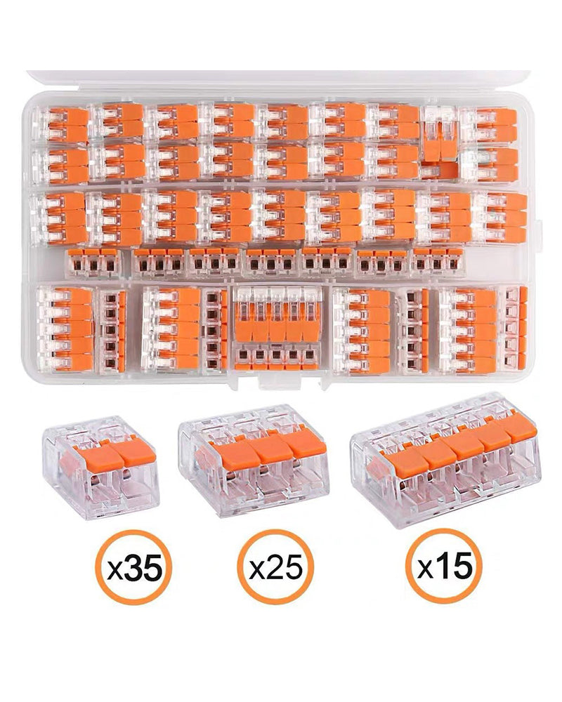 75PCS Electrical Connectors