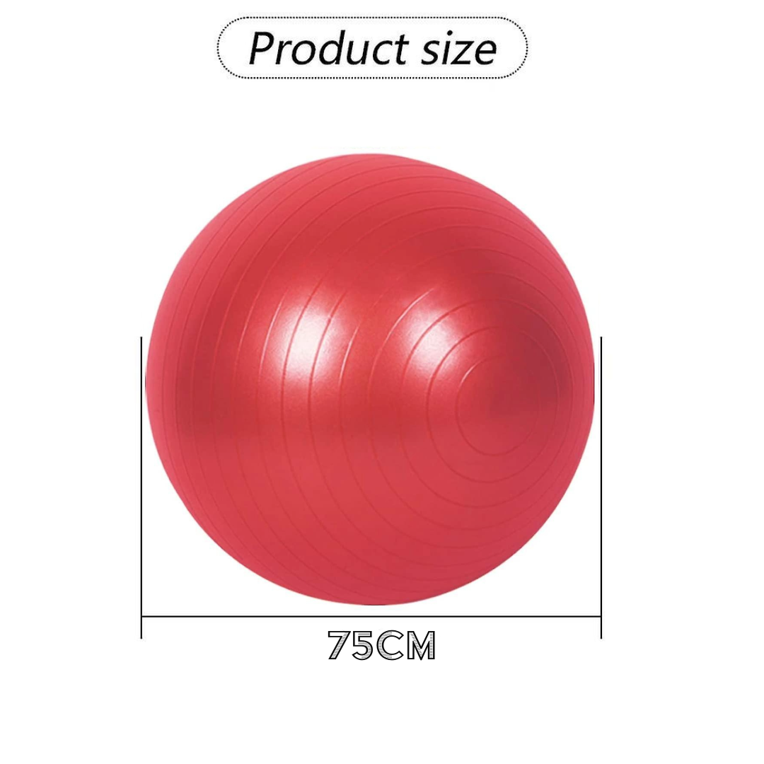 Yoga Balance Ball Gym Fitness Shaping Sitting Ball 75cm (Red)
